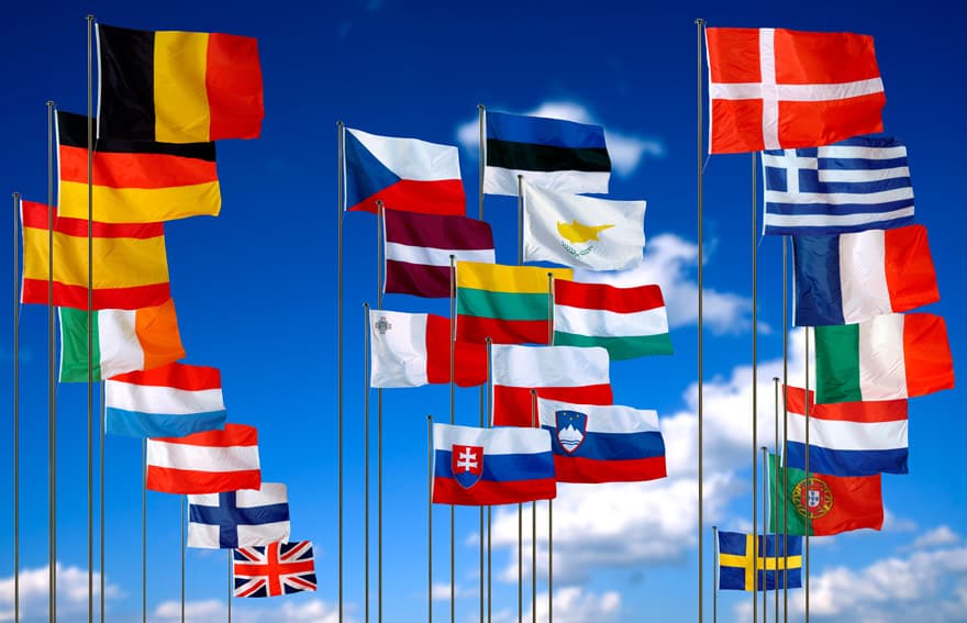 european-union-flags