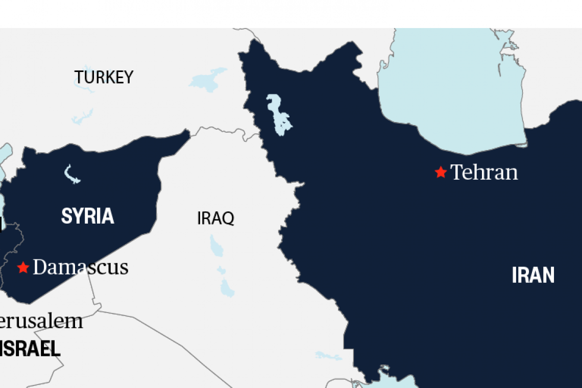 Иран иерусалим. Сирия и Ливан на карте.