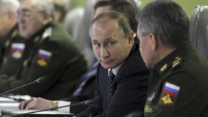 Vladimir Putin & Defense Minister Sergei Shoigu