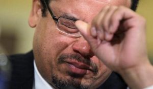 Rep. Keith Ellison crying