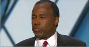 While Dr. Ben Carson touted Donald Trump too - he spoke of his concerns about draining God out of political life, suggesting the Almighty would stop blessing the country 