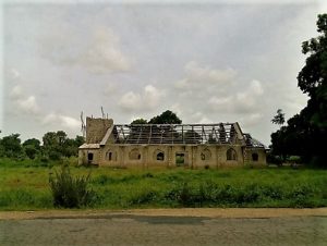 The vandalised Evangelical Reformed Church of Christ, Lafia, Nasarawa State