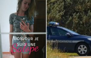 Snapshots of France's new sharia police. Left: In Toulon, 18-year-old Maude Vallet was threatened and spat on by a group of Muslim girls on a bus, because she was wearing shorts. She posted a photo of herself on Facebook with the caption, "Hello, I'm a slut." Right: In a resort in Garde-Colombe, a Moroccan man stabbed a woman and her three daughters on July 19, apparently because they were scantily dressed