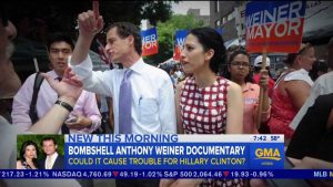 Huma Abedin with husband Anthony Weiner