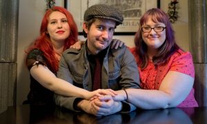 Tamela Clover, Jeff Lords and Gaile Parker are a polyamorous threesome living in Portland. They are in a ‘V’ dynamic, with Jeffry as the pivot person