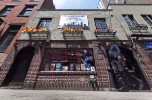 FILE - This May 29, 2014 file photo shows The Stonewall Inn, in New York's Greenwich Village. New York Sen. Kirsten Gillibrand and U.S. Rep. Jerrold Nadler annnounced Sunday, Sept. 20, 2015, that they will lead a campaign to designate Stonewall Inn as the first national park honoring LGBT history. The tavern was the scene of a 1969 uprising at a key moment for the nascent gay rights movement. (AP Photo/Richard Drew, File)